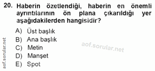 Soru 20