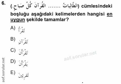 Soru 6