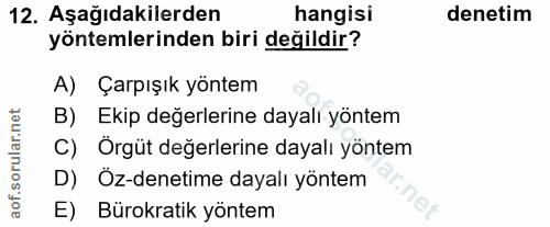 Soru 12