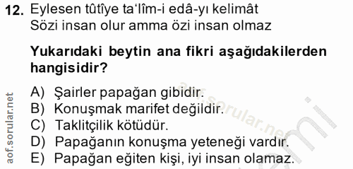 Soru 12