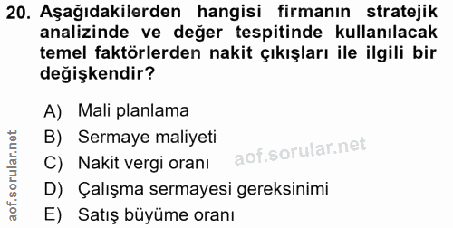 Soru 20