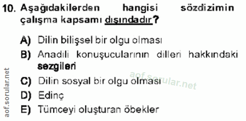 Soru 10