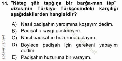 Soru 14