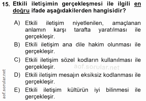 Soru 15