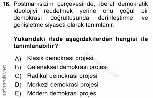 Soru 16