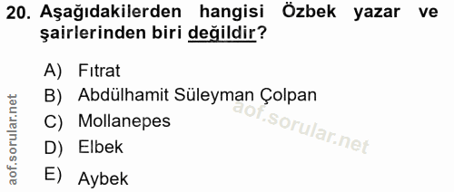 Soru 20