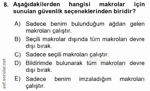 Soru 8