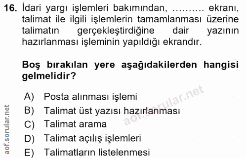 Soru 16