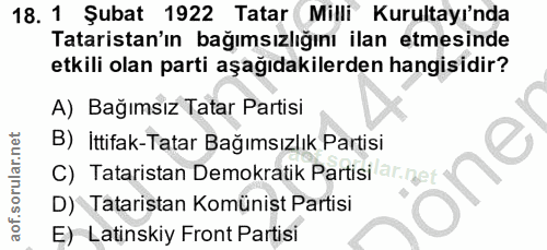 Soru 18