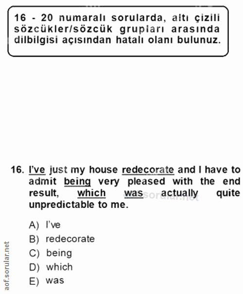Soru 16