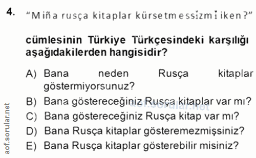 Soru 4