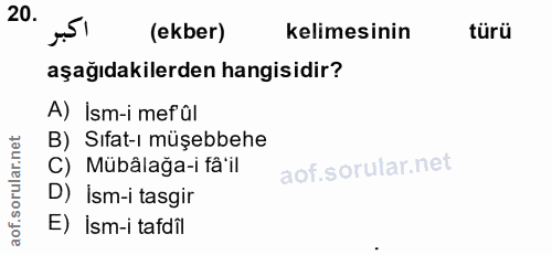 Soru 20