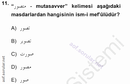 Soru 11