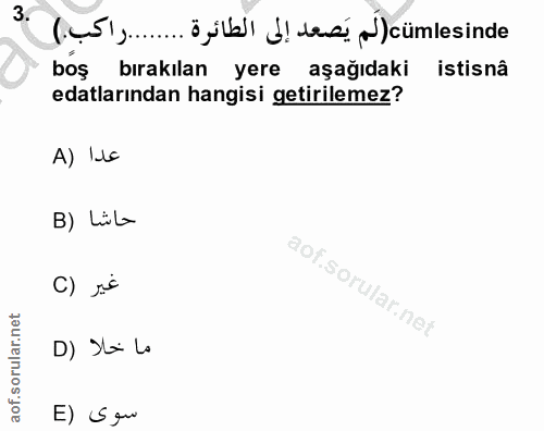 Soru 3