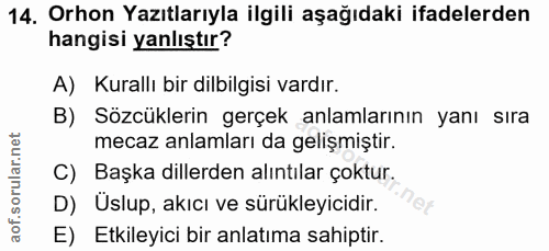 Soru 14