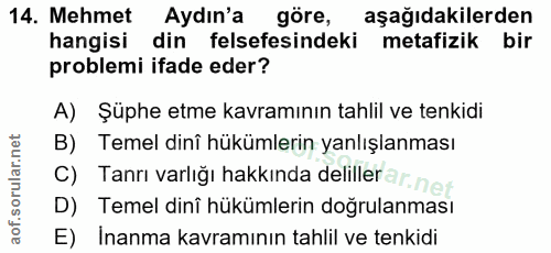 Soru 14