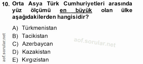 Soru 10