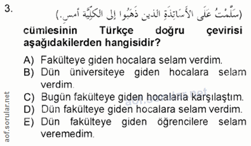Soru 3