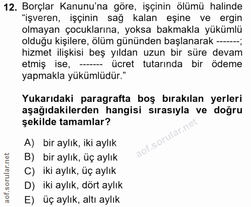 Soru 12