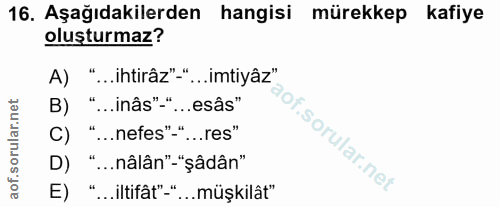 Soru 16