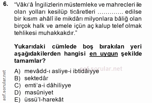 Soru 6