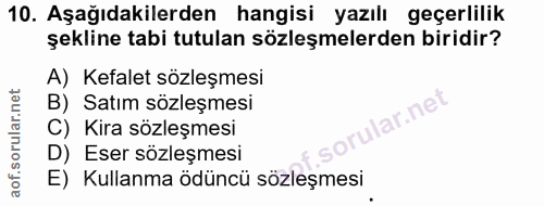 Soru 10