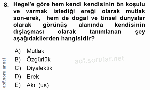 Soru 8