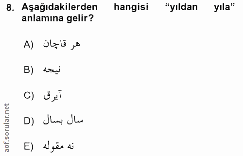 Soru 8