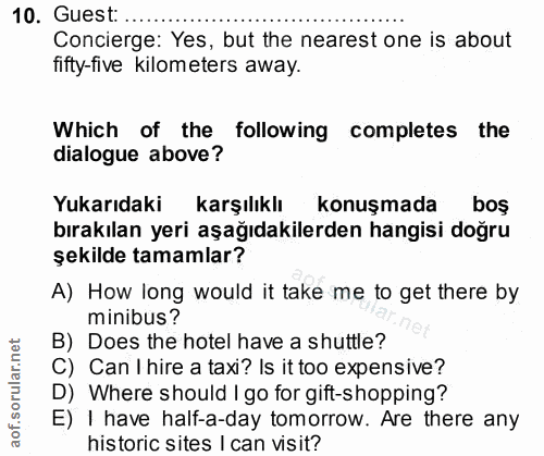 Soru 10