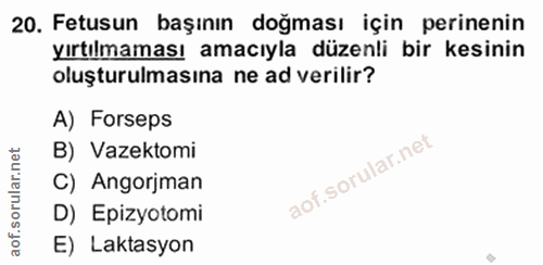 Soru 20