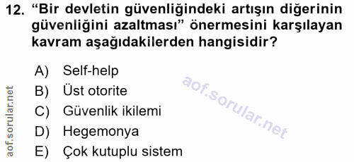 Soru 12