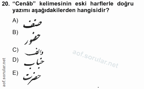 Soru 20