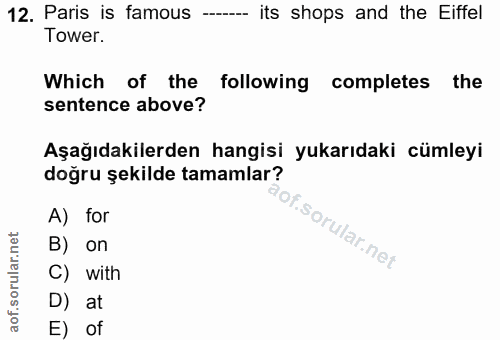 Soru 12