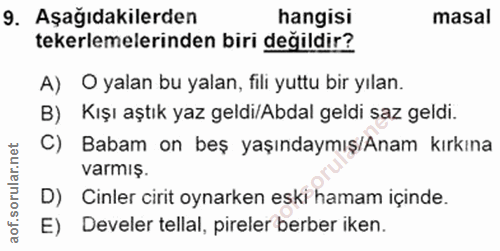Soru 9