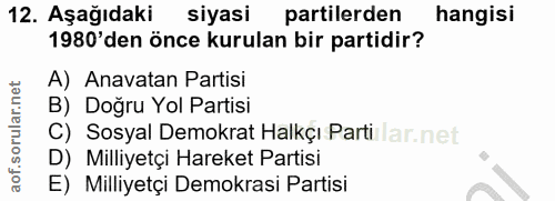 Soru 12