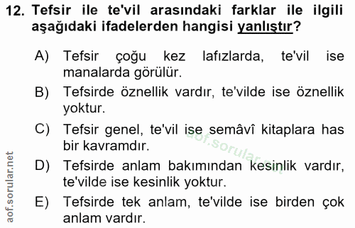 Soru 12
