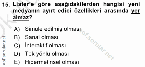 Soru 15