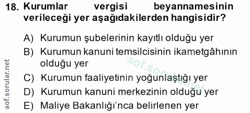 Soru 18