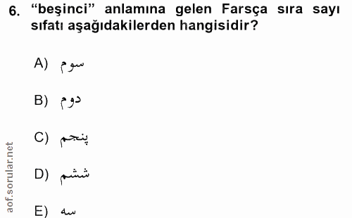 Soru 6