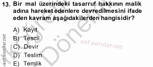 Soru 13