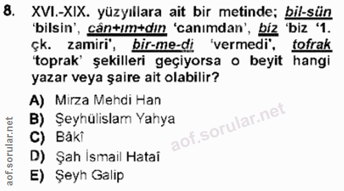 Soru 8