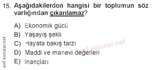 Soru 15