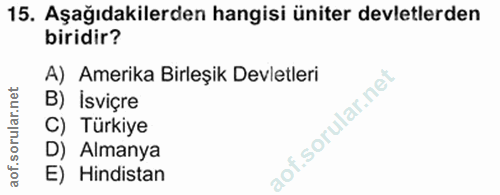 Soru 15