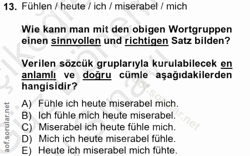 Soru 13
