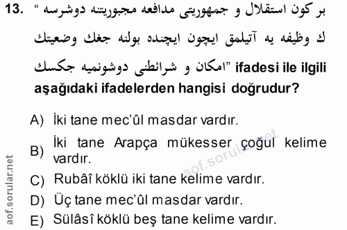 Soru 13