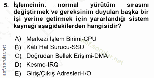 Soru 5