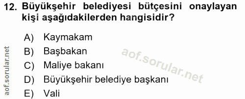 Soru 12