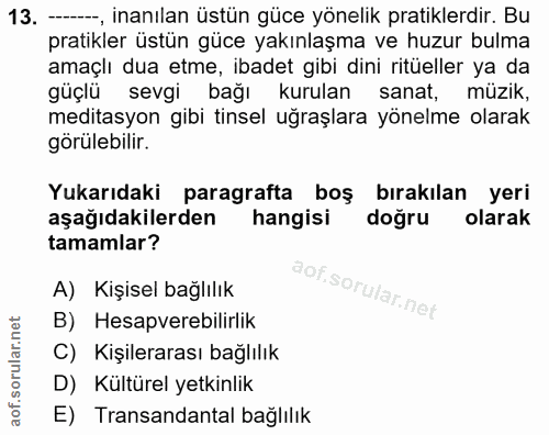 Soru 13