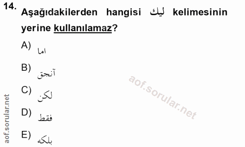 Soru 14