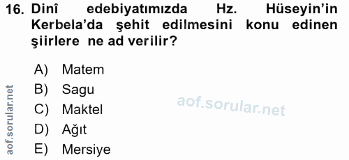 Soru 16